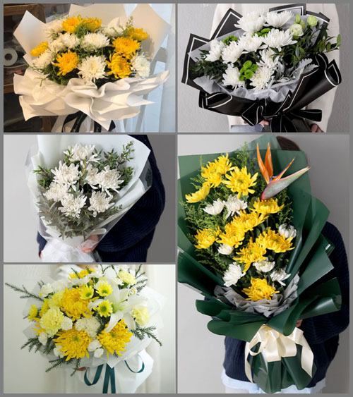 江苏南通海门市经济技术开发区白事花束代送